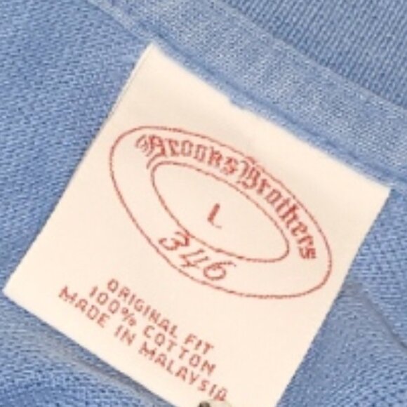 Brooks Brothers Polo Blue Large Preppy - Picture 6 of 9